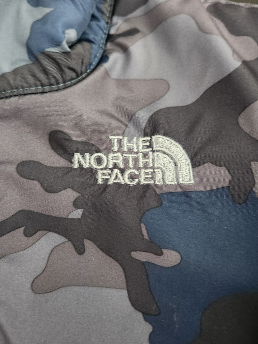 The North Face Camo Fleece Jacket - Gray & Blue